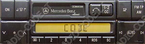 Mercedes benz bose radio code #4