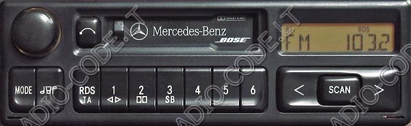 Mercedes benz bose radio code #6