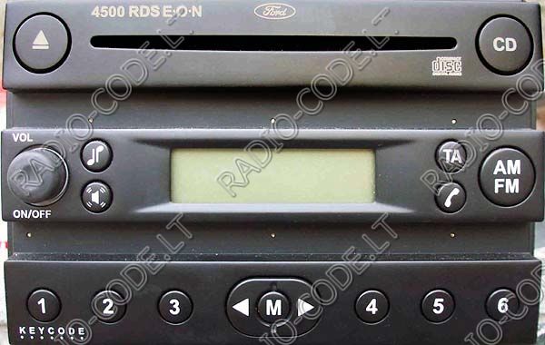Ford autoradio radio cd eon 4500 rds fiesta