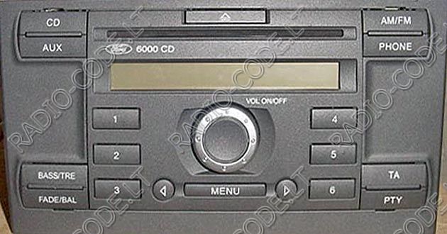 Ford fiesta 6000 cd radio code generator #10
