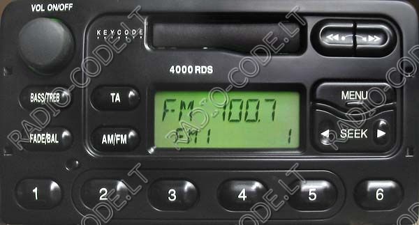 Code autoradio ford 4500 rds #6